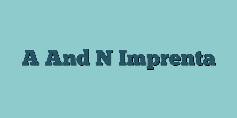 A And N Imprenta