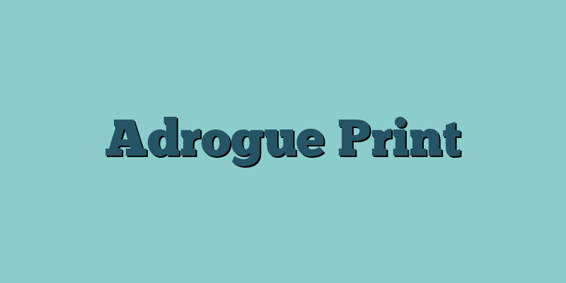 Adrogue Print