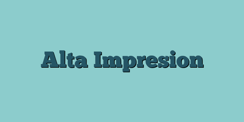 Alta Impresion