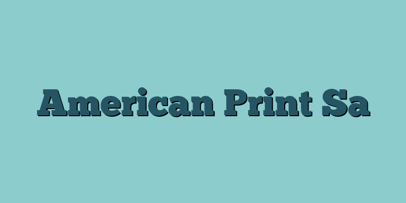 American Print Sa