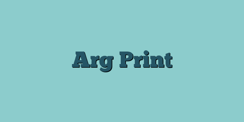 Arg Print