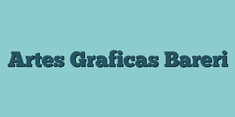 Artes Graficas Bareri