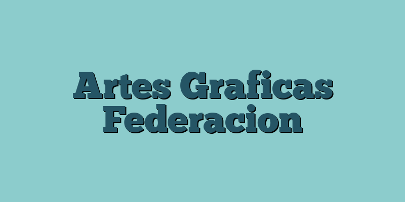 Artes Graficas Federacion