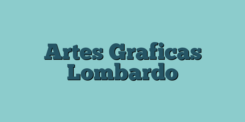 Artes Graficas Lombardo