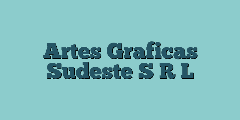 Artes Graficas Sudeste S R L
