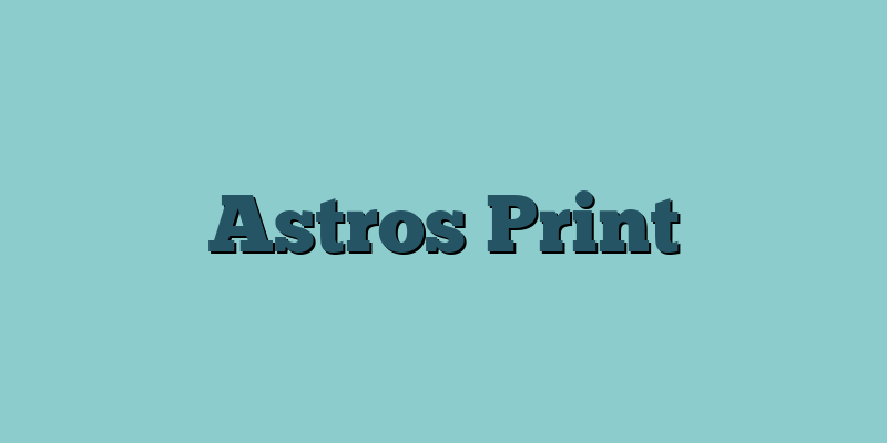 Astros Print