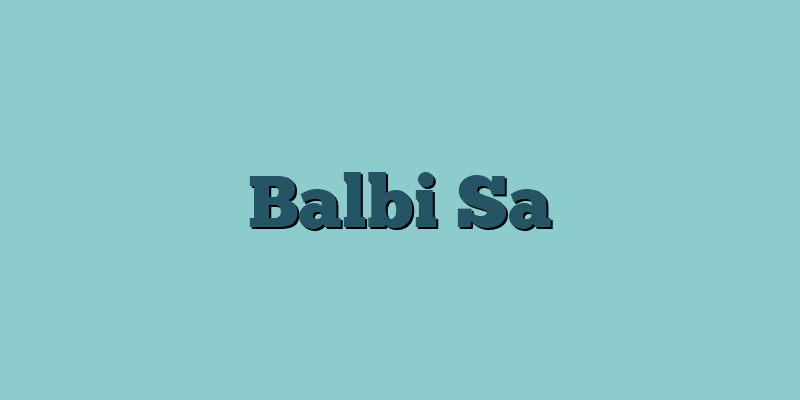 Balbi Sa