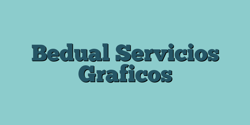 Bedual Servicios Graficos