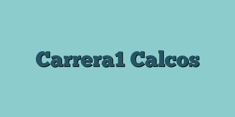 Carrera1 Calcos