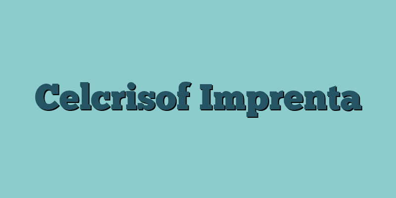 Celcrisof Imprenta