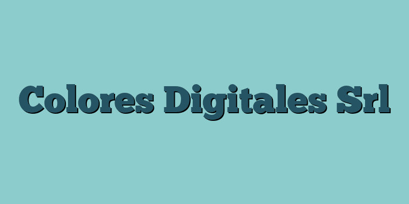 Colores Digitales Srl