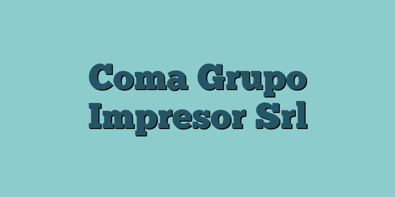 Coma Grupo Impresor Srl