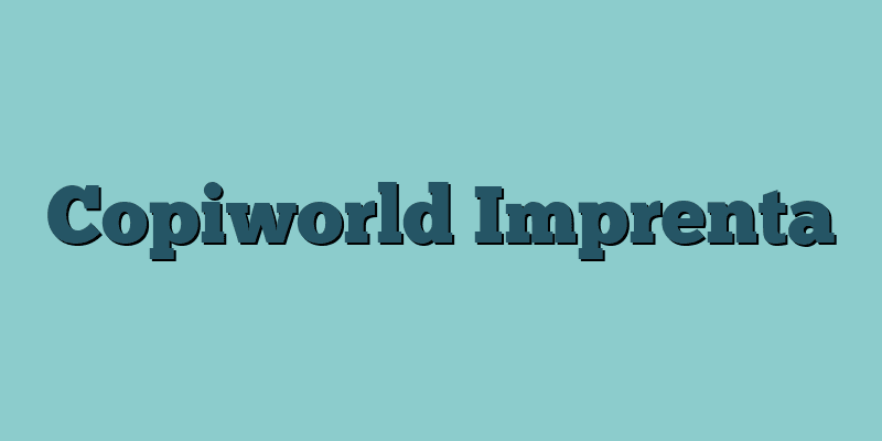 Copiworld Imprenta