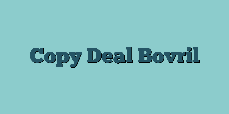 Copy Deal Bovril