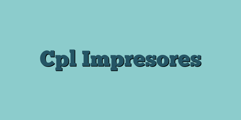Cpl Impresores
