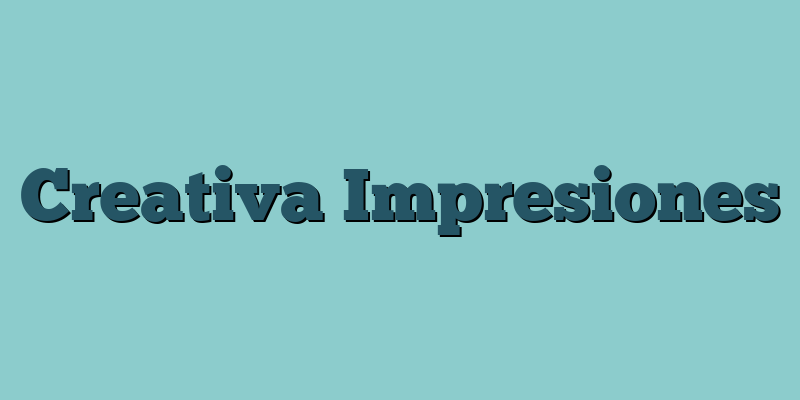 Creativa Impresiones