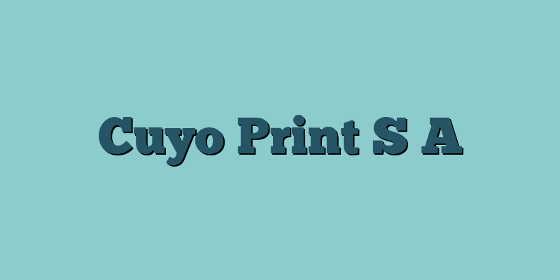 Cuyo Print S A