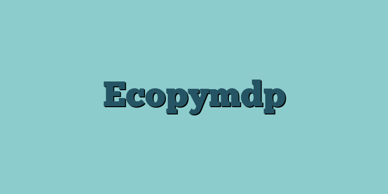Ecopymdp