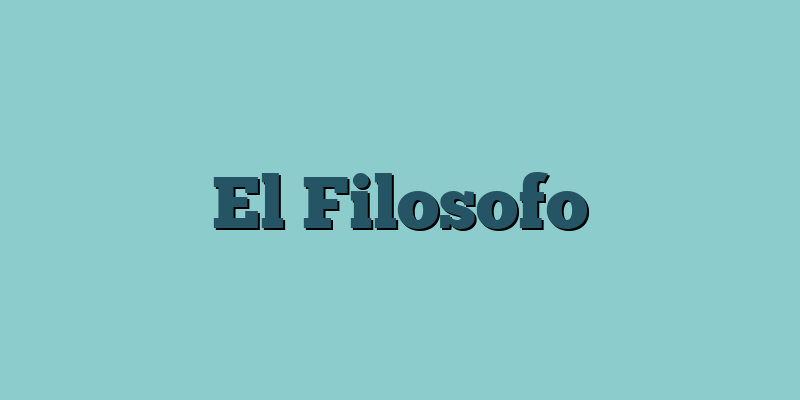 El Filosofo