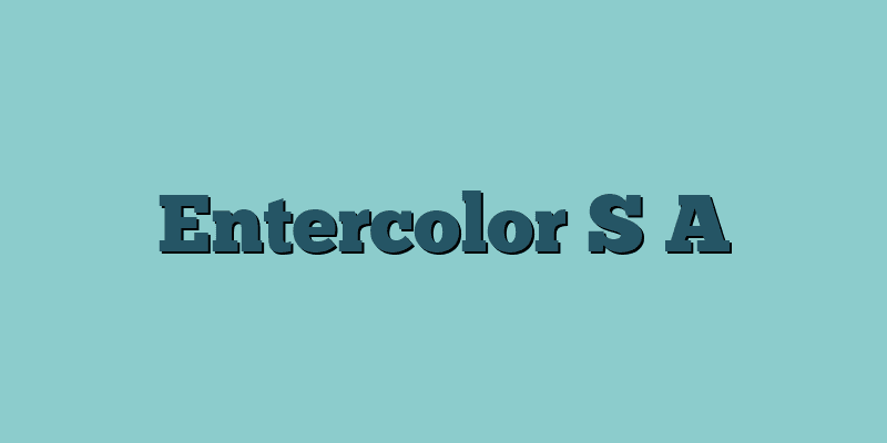 Entercolor S A