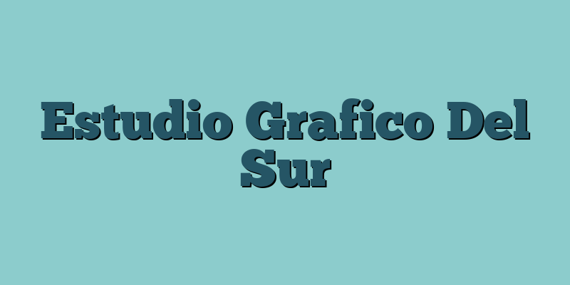 Estudio Grafico Del Sur