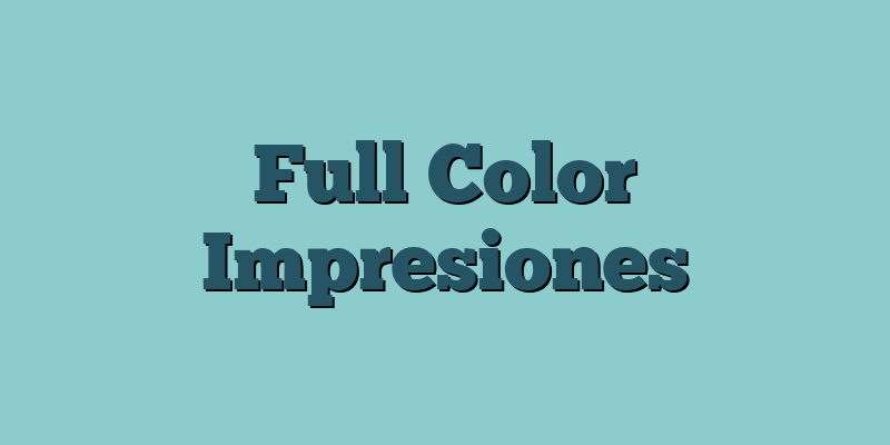 Full Color Impresiones
