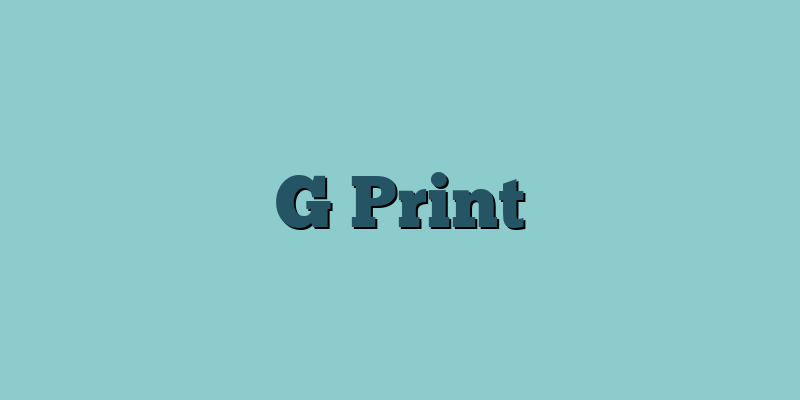 G Print