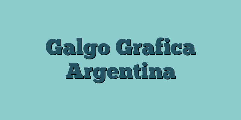 Galgo Grafica Argentina