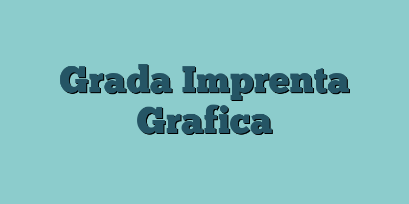 Grada Imprenta Grafica