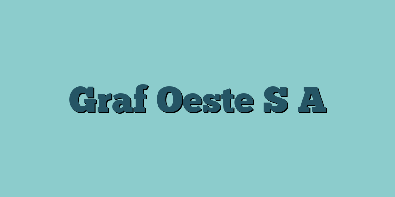 Graf Oeste S A