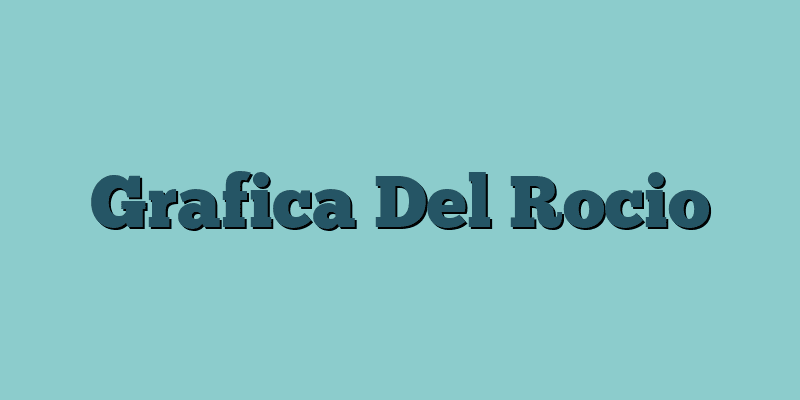 Grafica Del Rocio