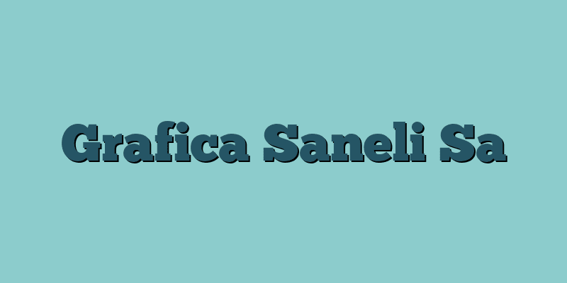 Grafica Saneli Sa