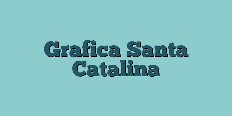 Grafica Santa Catalina