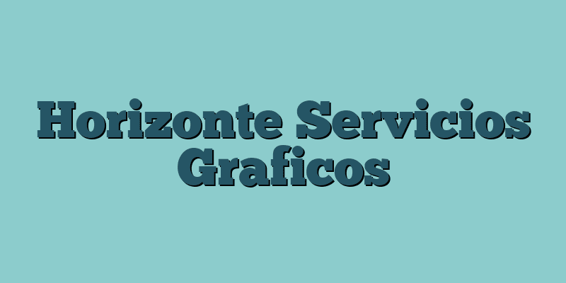 Horizonte Servicios Graficos