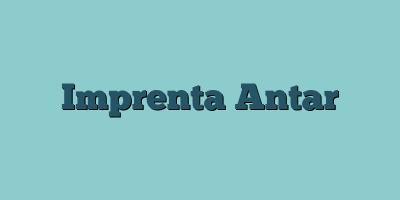 Imprenta Antar