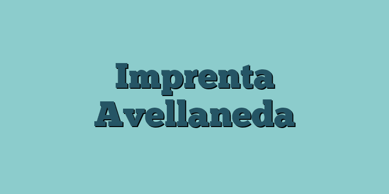 Imprenta Avellaneda