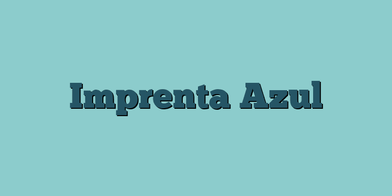 Imprenta Azul