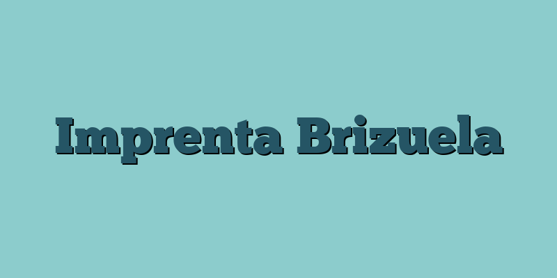Imprenta Brizuela