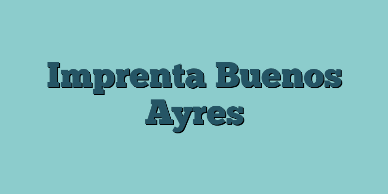 Imprenta Buenos Ayres