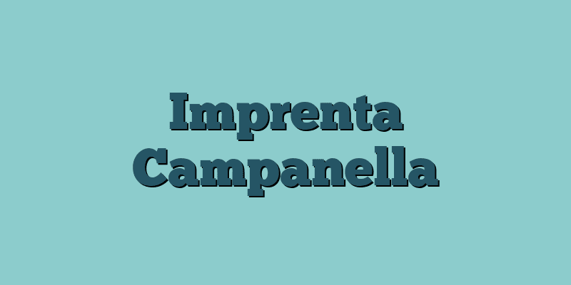 Imprenta Campanella