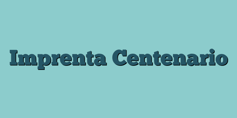 Imprenta Centenario