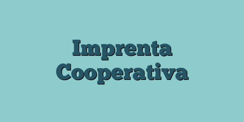 Imprenta Cooperativa