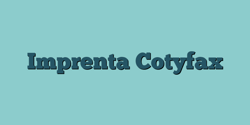 Imprenta Cotyfax