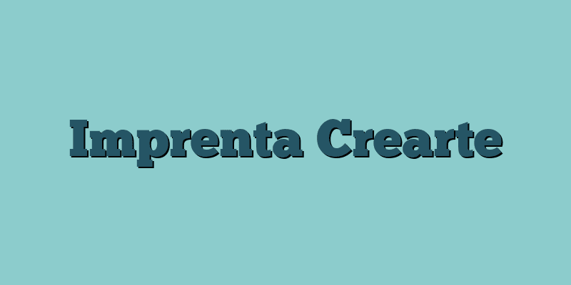 Imprenta Crearte