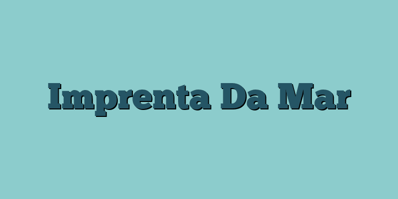 Imprenta Da Mar