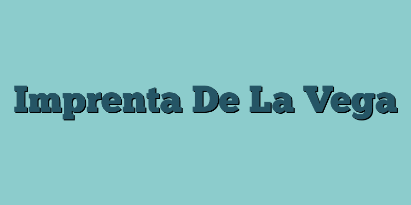 Imprenta De La Vega