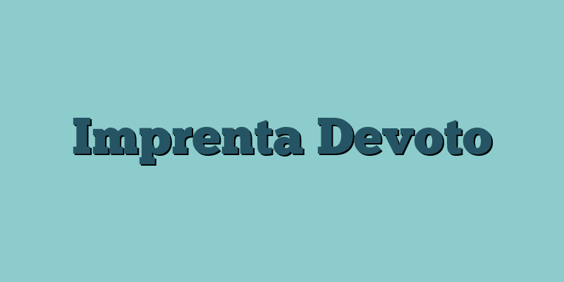 Imprenta Devoto