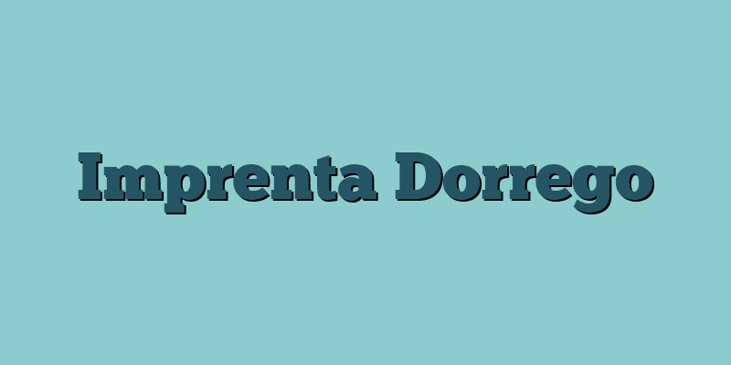 Imprenta Dorrego