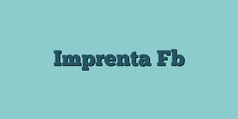 Imprenta Fb