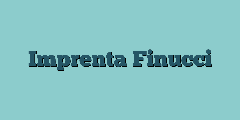 Imprenta Finucci
